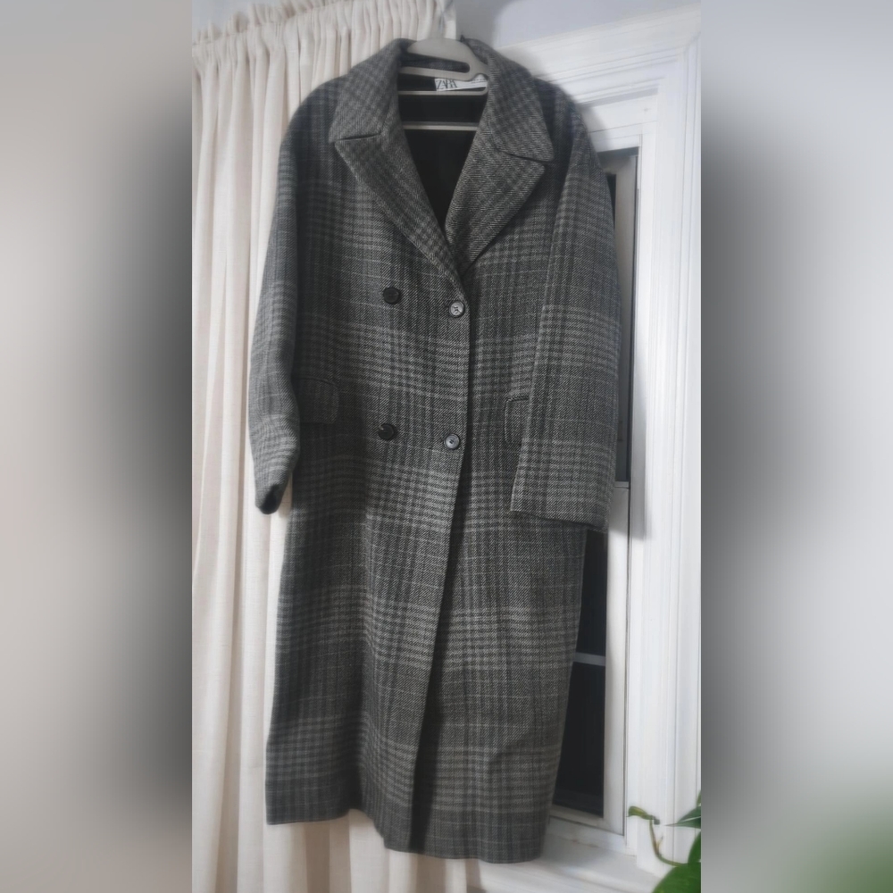 Zara long wool coat